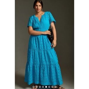 geisha designs floral applique maxi dress Geisha Designs Floral Appliqu Dress